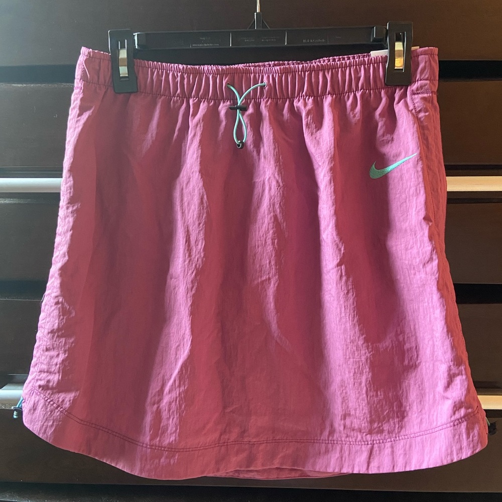 Nike Pink Mini Skirt with Teal Swoosh